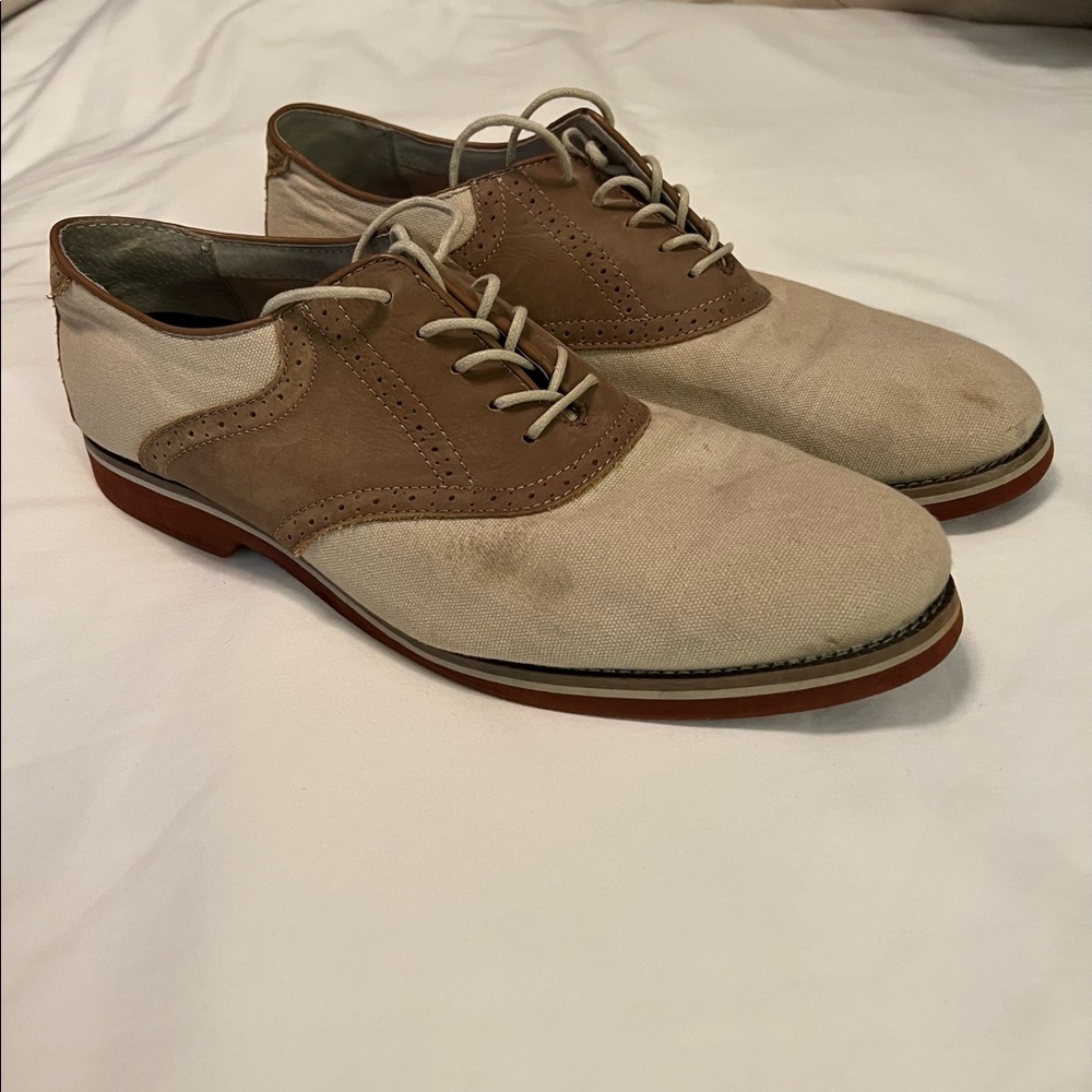 Bass Canvas Oxford Dress Shoes